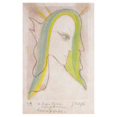 L'ange - Gravure originale de Guelfo Bianchini - 1984
