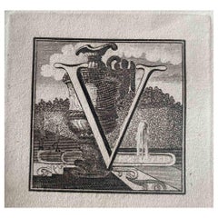 Antiquities of Herculaneum -  Letter V - Etching - 18th Century