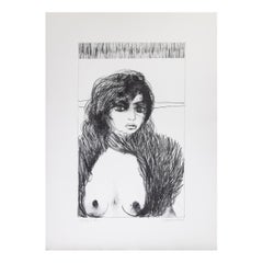 Nude 8 - Lithographie von Carlo Marcantonio - 1970 ca.