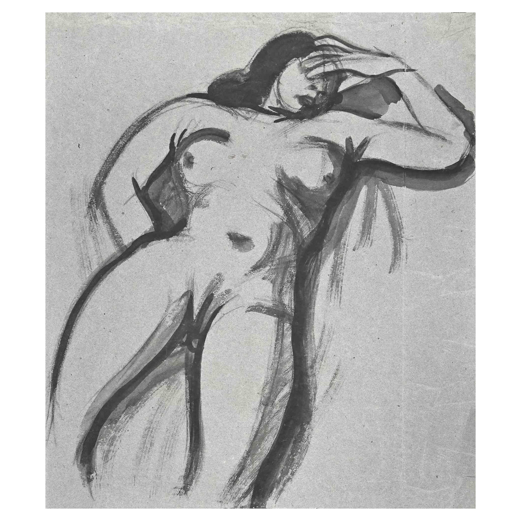 Nude is an original drawing in watercolor, realized in the Mid-20th Century by  Jean Delpech   (1916-1988). 

Good conditions.


Jean-Raymond Delpech (1988-1916) is a French painter, engraver and illustrator, who is most influenced by the country of