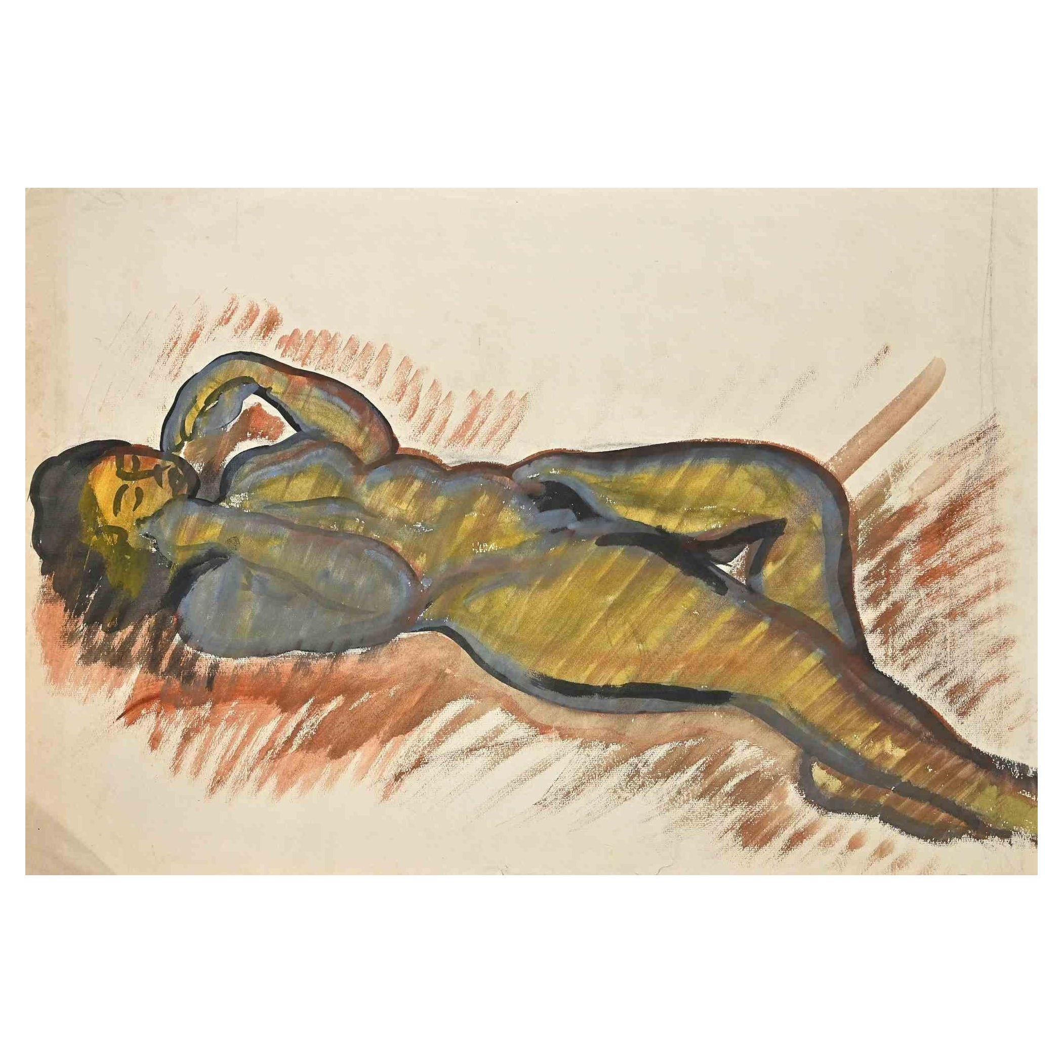 Nude is an original drawing in watercolor, realized in the Mid-20th Century by  Jean Delpech   (1916-1988). 

Good conditions.


Jean-Raymond Delpech (1988-1916) is a French painter, engraver and illustrator, who is most influenced by the country of