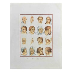 Portraits - The Physiognomy - Etching by Thomas Holloway - 1810