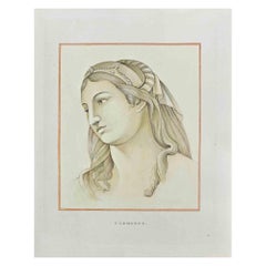 Portrait of the Clemency - Etching by Thomas Holloway - 1810