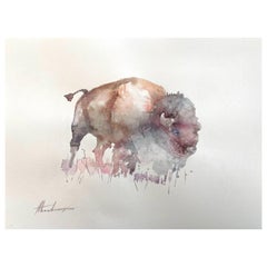 Aquarell-Gemälde, handgefertigt