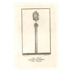 Scène romaine antique - Gravure de Niccolò Vanni - 18e siècle