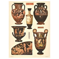 Dekorative Motive – Italienisch – Chromolithographie von A. Alessio – frühes 20. Jahrhundert
