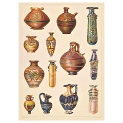 Antique Decorative Motifs- Aegean - Chromolithograph after  A. Alessio