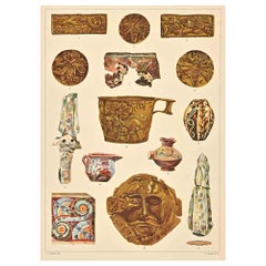 Antique Decorative Motifs- Aegean - Chromolithograph after A. Alessio