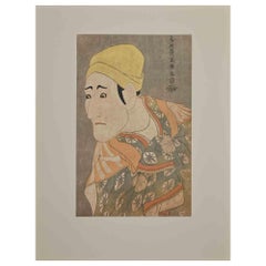 Vintage Morita Kanya - Screen Print after Toshusai Sharaku - Mid-20th Century