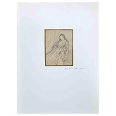 Femme - Drawing de Jules David - 19ème siècle