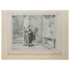  Des Piferari - Lithographie d'Antoine Haudebourt-Lescot - 1822 environ