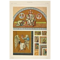 Antique Byzantine Decorative Style - Chromolithograph after A. Alessio