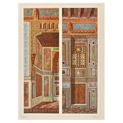 Motifs décoratifs - Styles arabes - Chromolithographie d'Andrea Alessio 