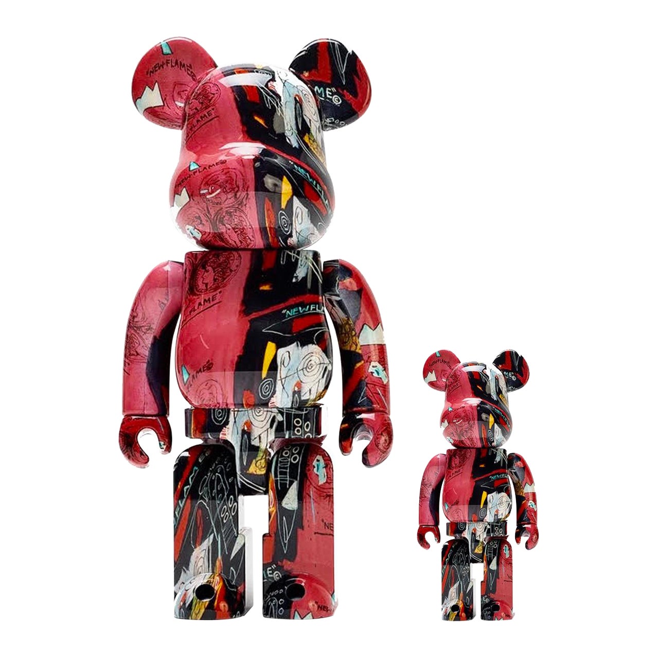 Be@rbrick x Warhol and Basquiat Estates 400% and 100% - Art by Jean-Michel Basquiat
