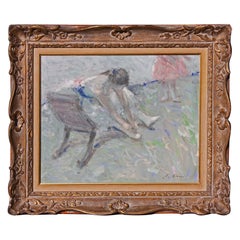 Pintura impresionista "Bailarina" de André Gisson