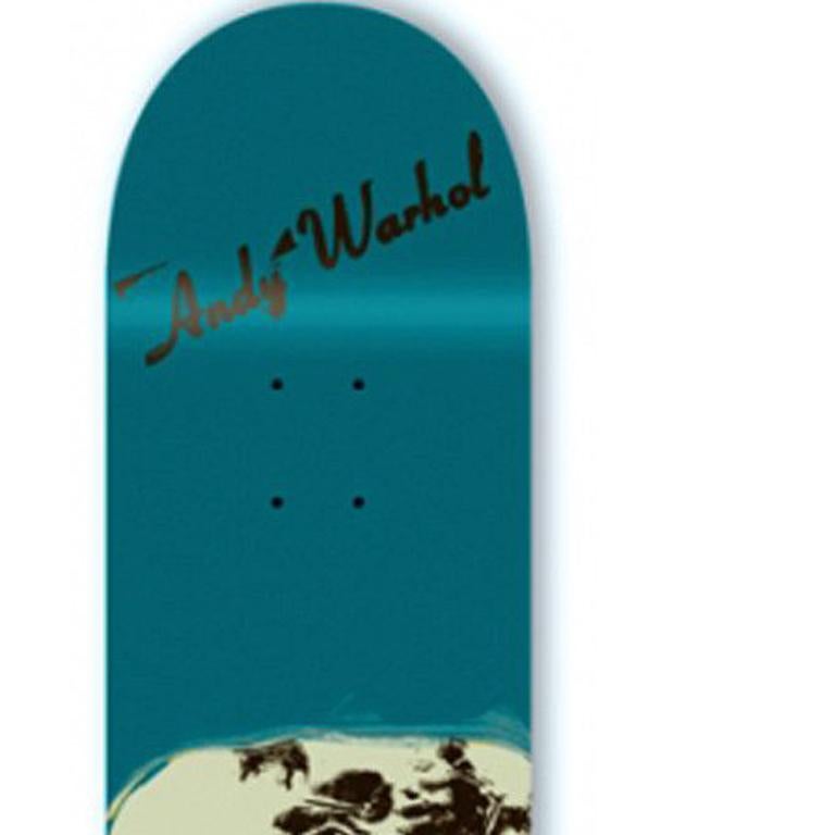 Andy Warhol Skull Skateboard Deck 1