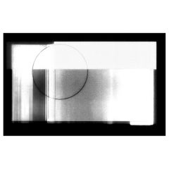 "Mimeograph", zeitgenössisch, abstrakt, schwarz-weiß, monochromatisch, Druck