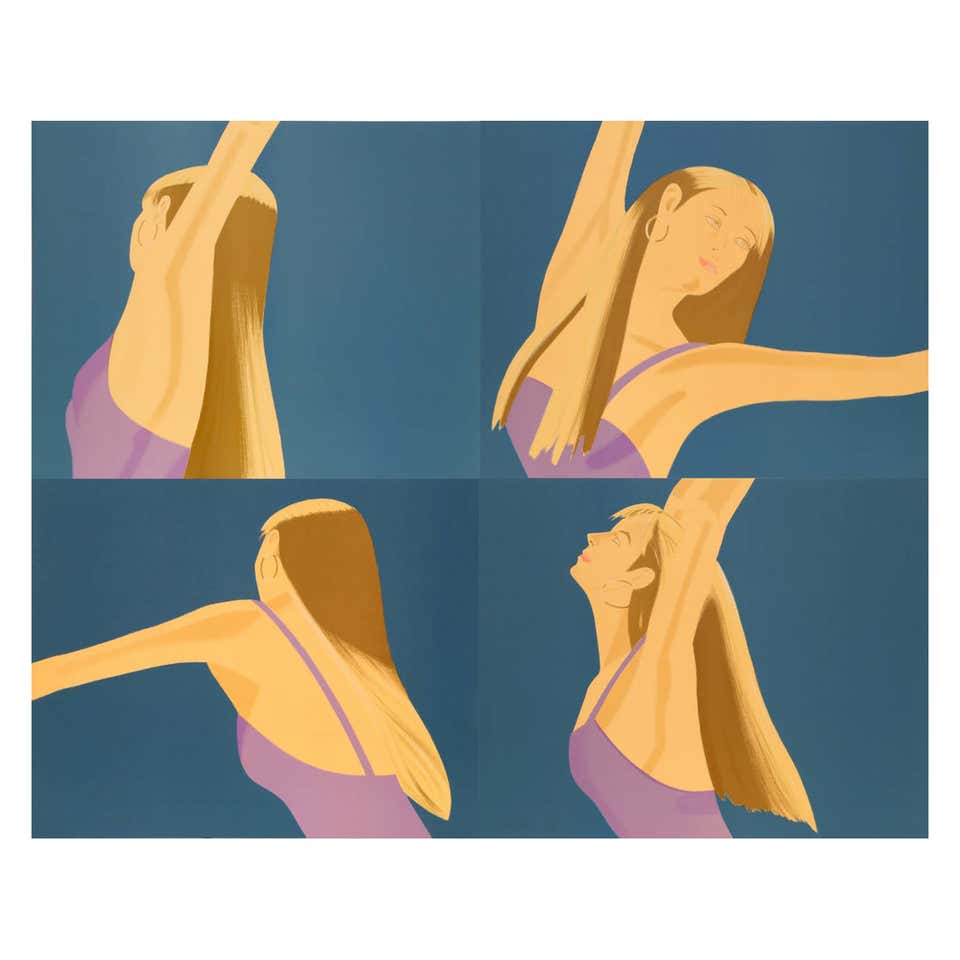 Night: William Dunas Dance, Suite of Four Lithographs by Alex Katz