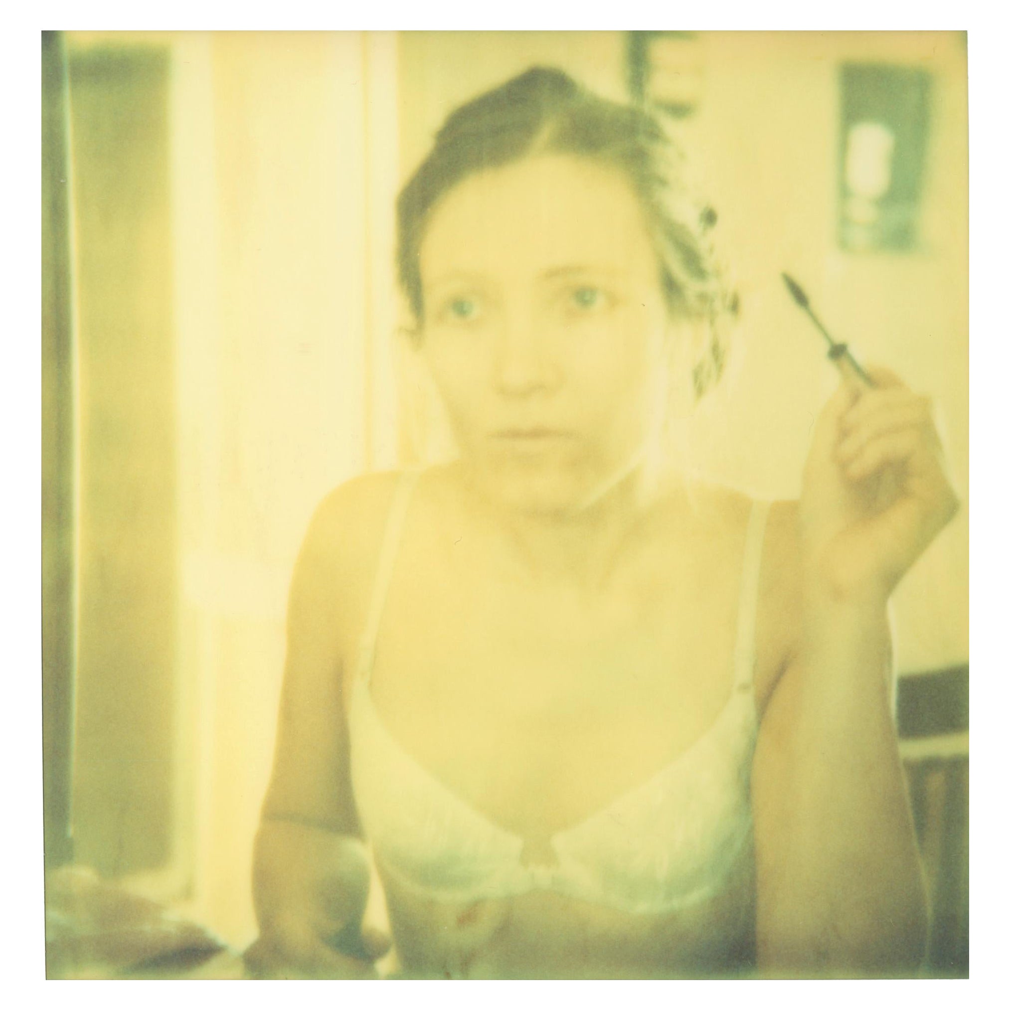 Stefanie Schneider Color Photograph – Mirorred (Memories of Green) Contemporary, Polaroid, Fotografie, Porträt