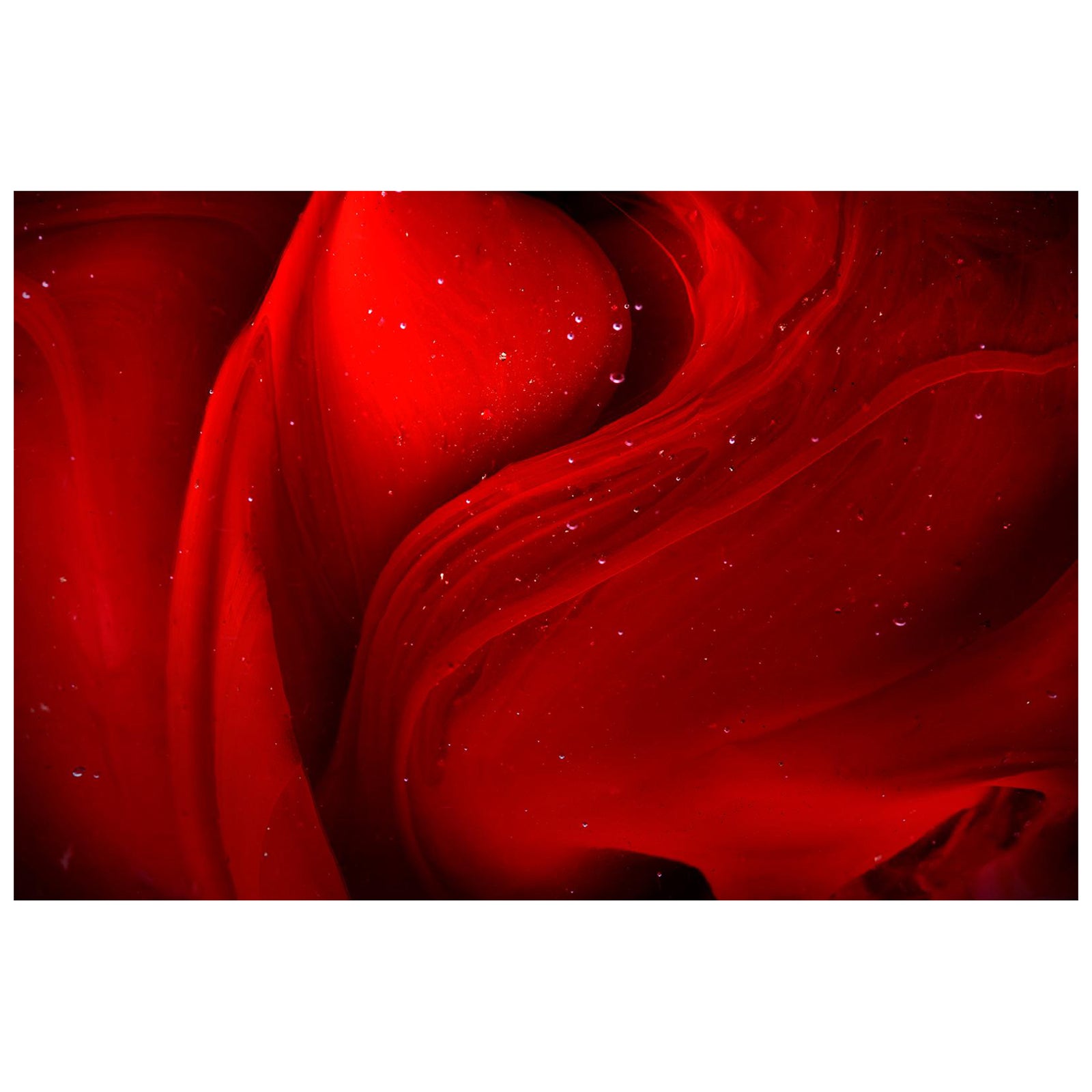 Roter Traum – Farbfoto, Druck in limitierter Auflage, abstrakt, zeitgenössisch
