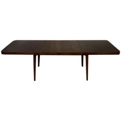 Stunning Midcentury Edward Wormley for Drexel Walnut Extension Dining Table