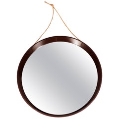 Danish Modern Brown Mirror