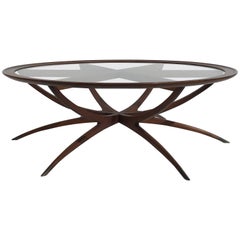 Danish Spider Leg Coffee Table Style of Carlo di Carli