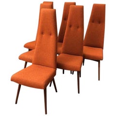 Set of Six Adrian Pearsall Dining Chairs by Craft Associates