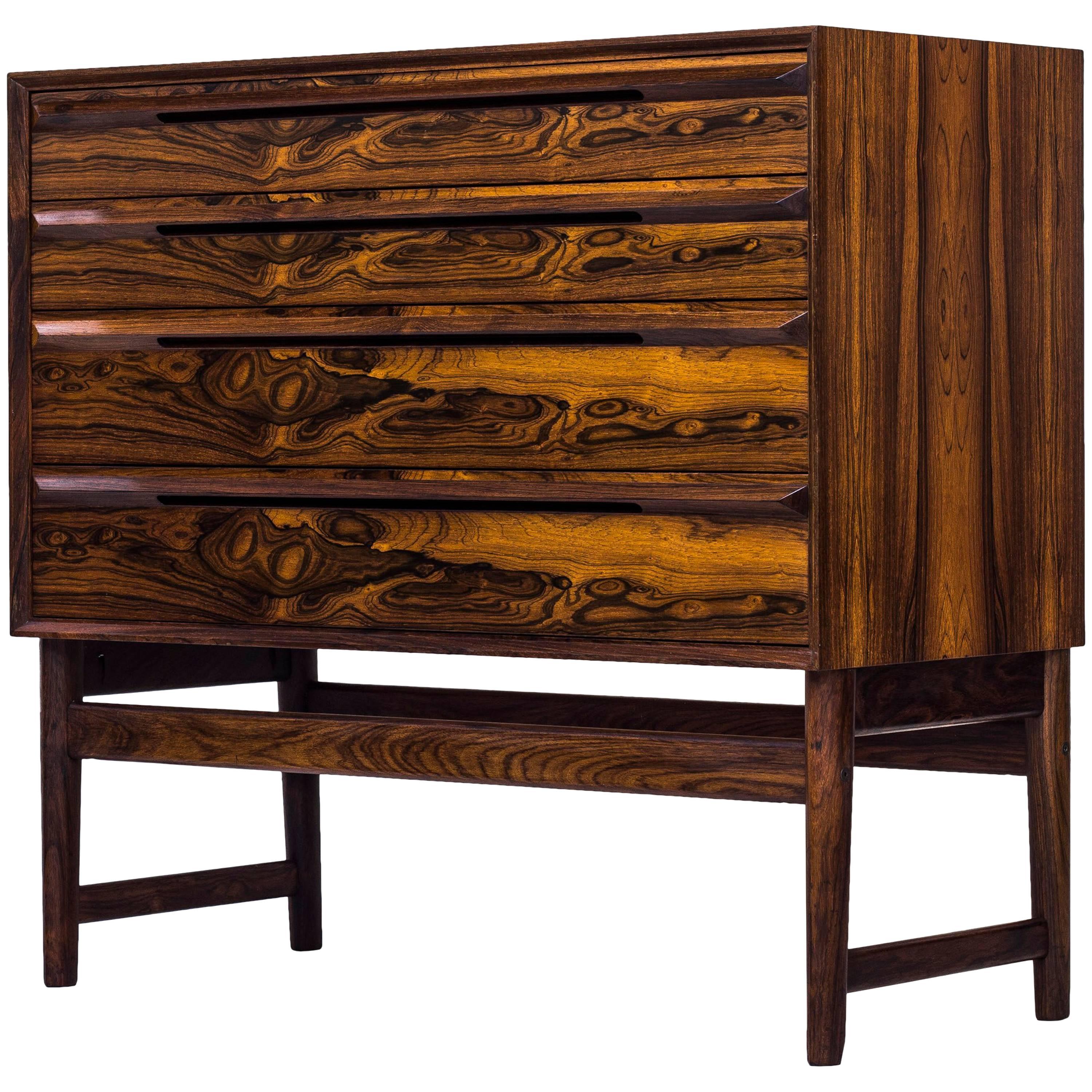 Palisander Chest of Drawers by Torbjørn Afdal, Norway, 1950s