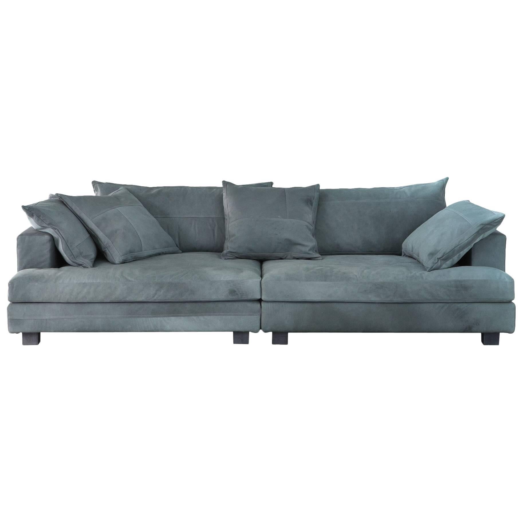 Cloud Atlas Three Seat Leather Sofa With Fiber Or Goose By Moroso Cloud Atlas Three Seat Leather Sofa With Fiber Or Goose By Moroso Sel For At 1stdibs
