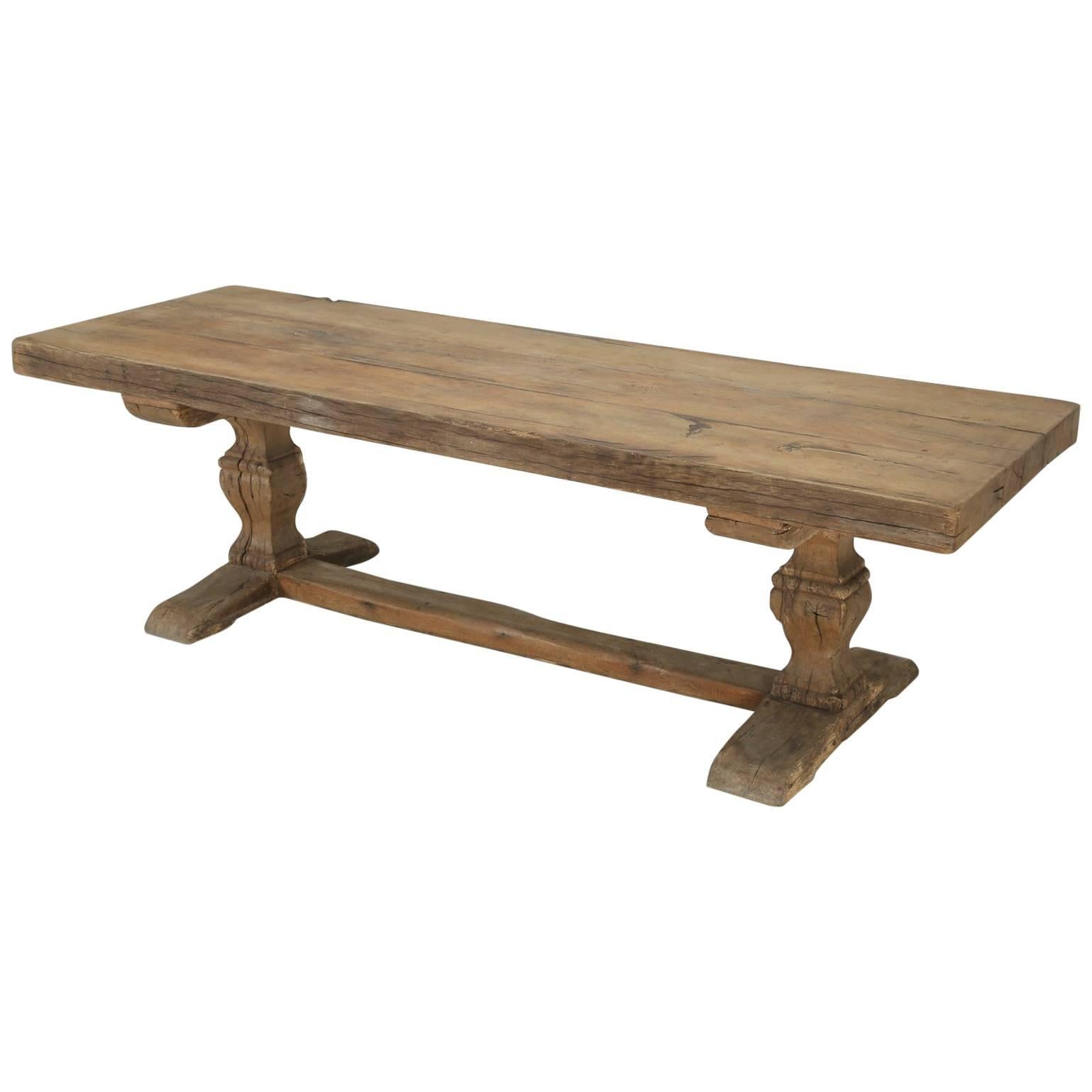 Antique French Trestle Table, circa 300 Years Old