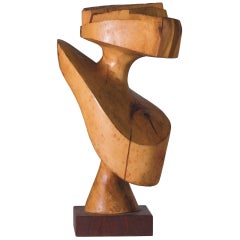 Mario Dal Fabbro, Scultura in legno "Contrasto", Stati Uniti, 1980