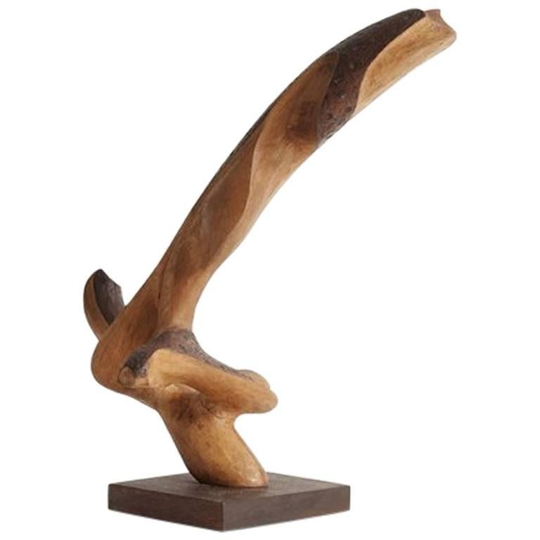 Mario Dal Fabbro, Wood Sculpture, United States, 1981 For Sale