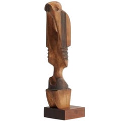 Mario Dal Fabbro, Escultura de madera, Estados Unidos, C. 1983
