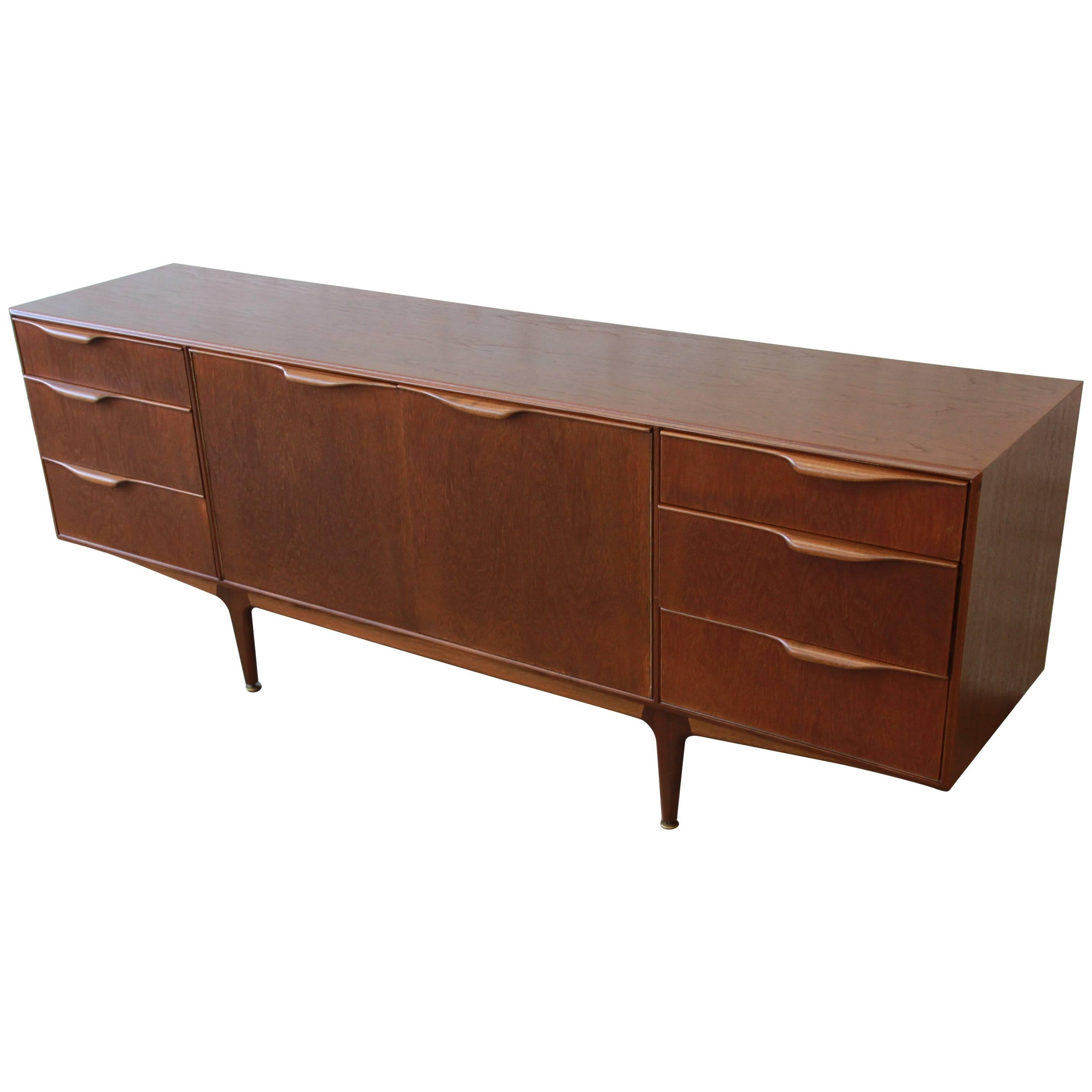 Danish Modern Style Teak Credenza by A.H. McIntosh