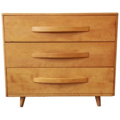 Heywood Wakefield Mid-Century Modern Three-Drawer Bachelor Chest