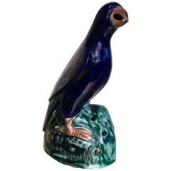 19th Century Glazed Parrot