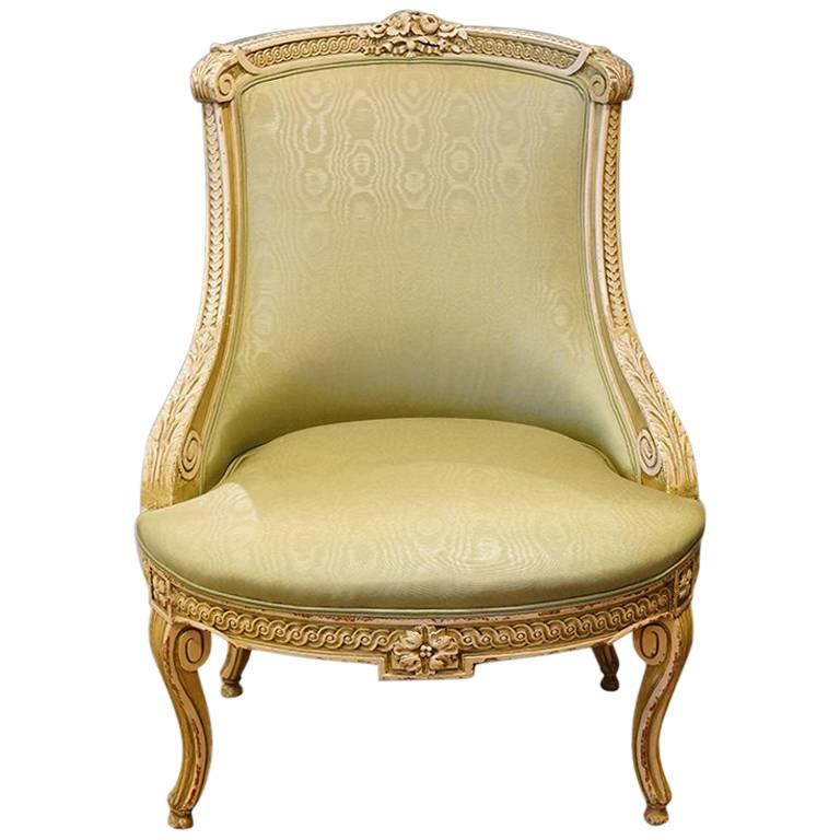 French Decorated Salon Chair