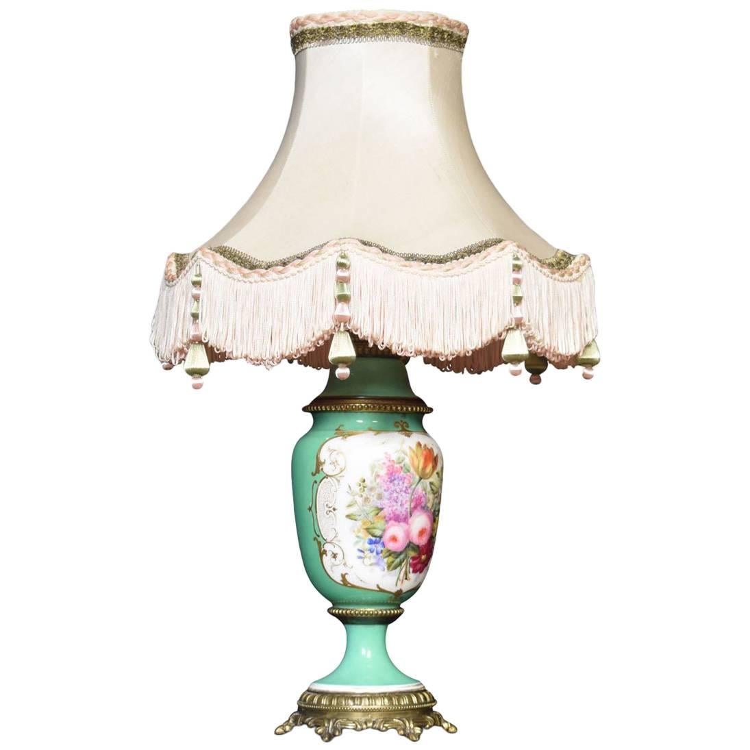 Sevres Style Table Lamp