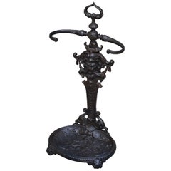 19th Century Cast Iron Umbrella Stand