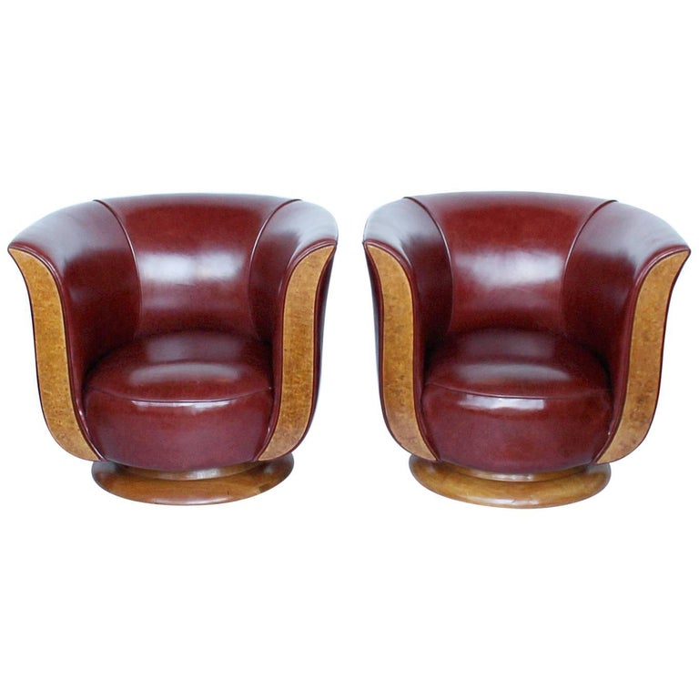 A Pair of Art Deco Tulip Chairs at 1stDibs