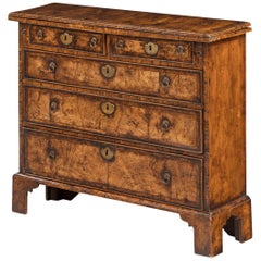 Queen Anne Design Walnut Bachelor’s Chest