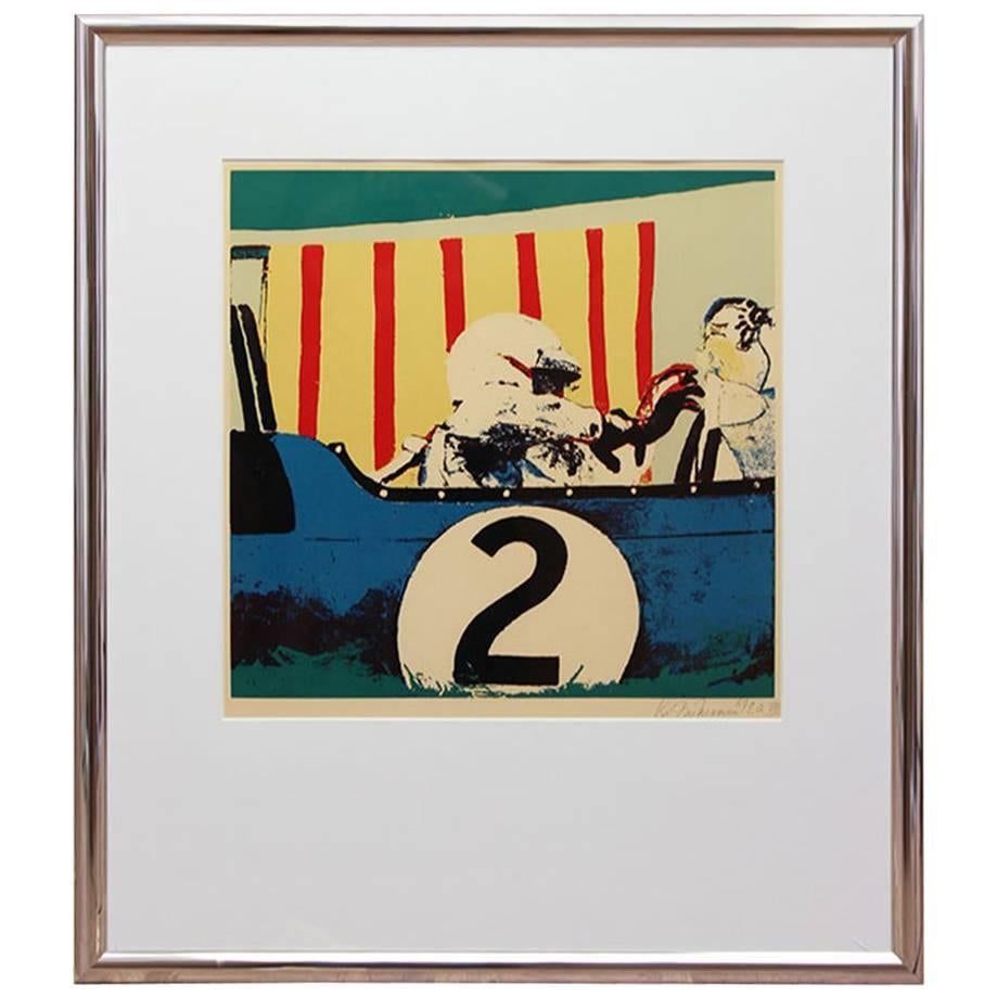 Kees van Bohemen, Silkscreen Nr. 2 1967 For Sale