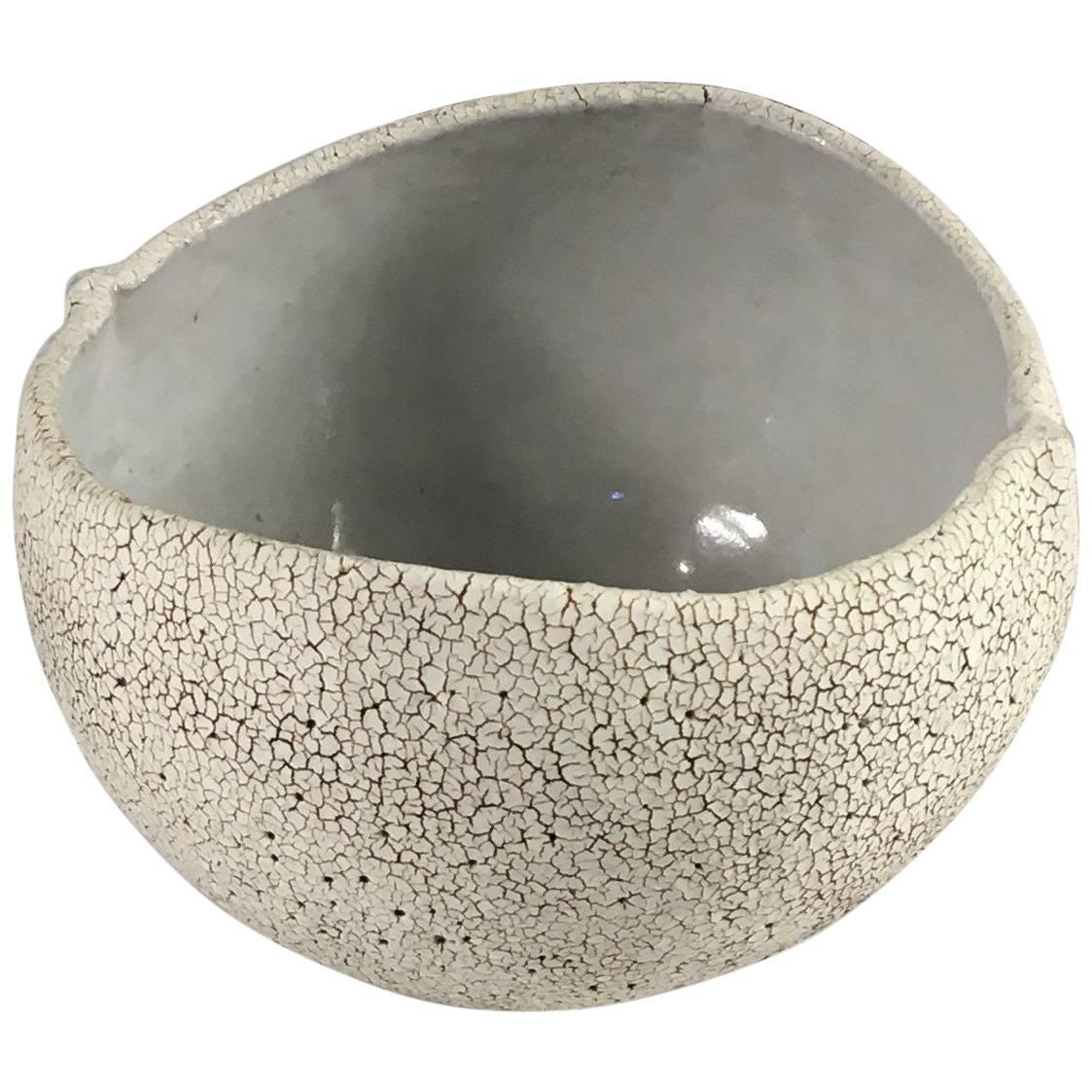 Contemporary Ceramic Round Bowl No. 171 by Yumiko Kuga