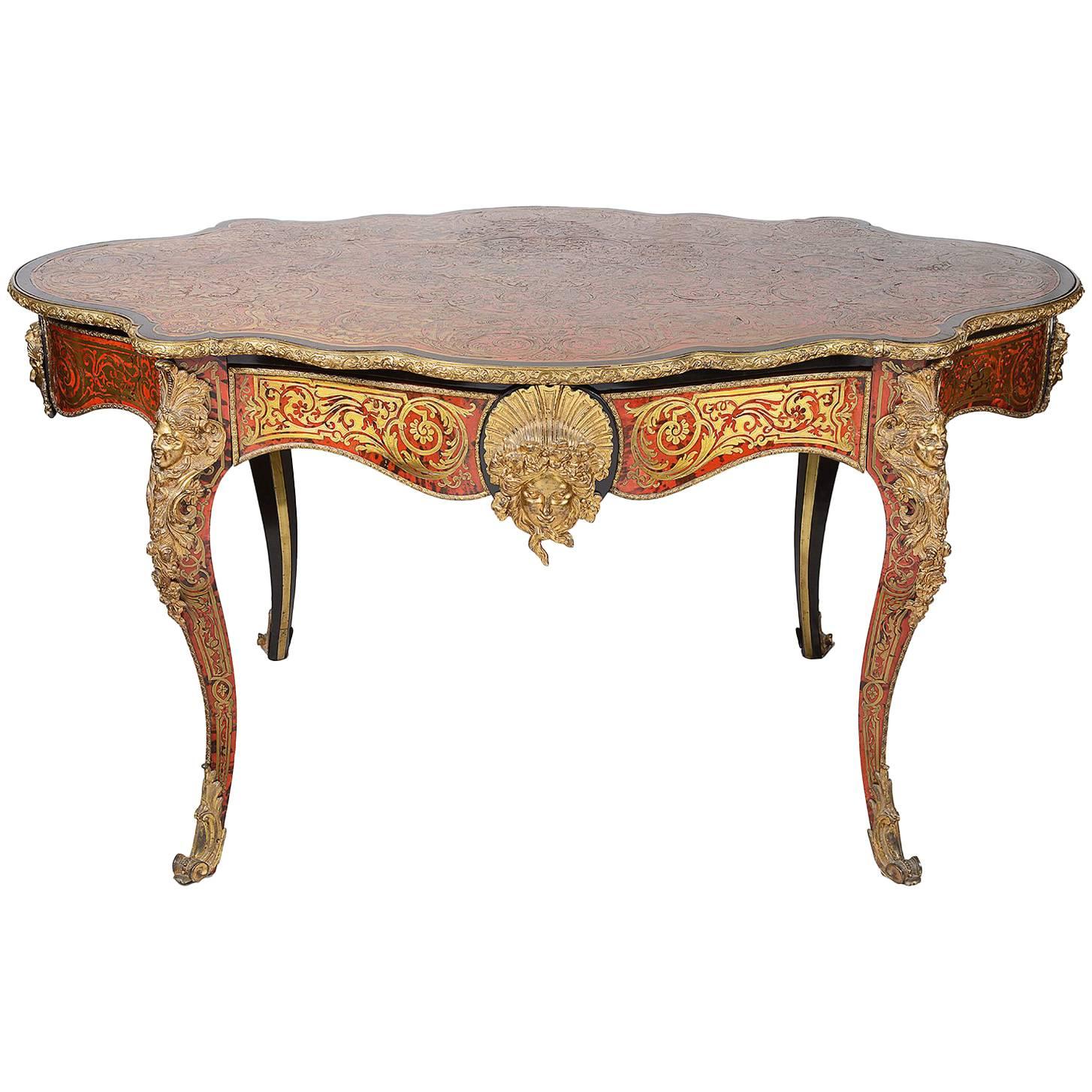 19th Century Boulle Centre Table For Sale