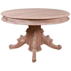 French Oak Circular Table