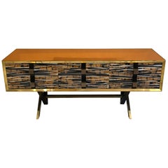 Mordecai Pillant Hand-Painted, One off, Artistic Sideboard