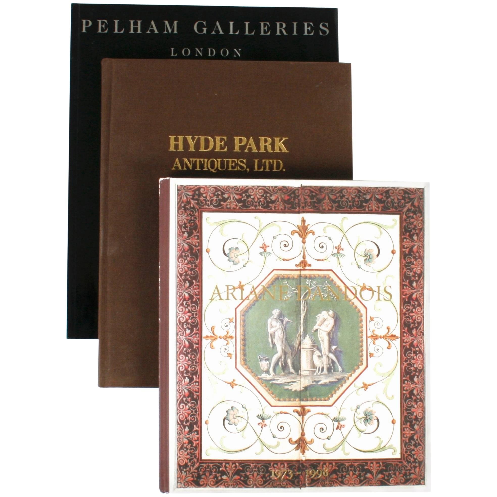 Three Antique Furniture Gallery Catalogues