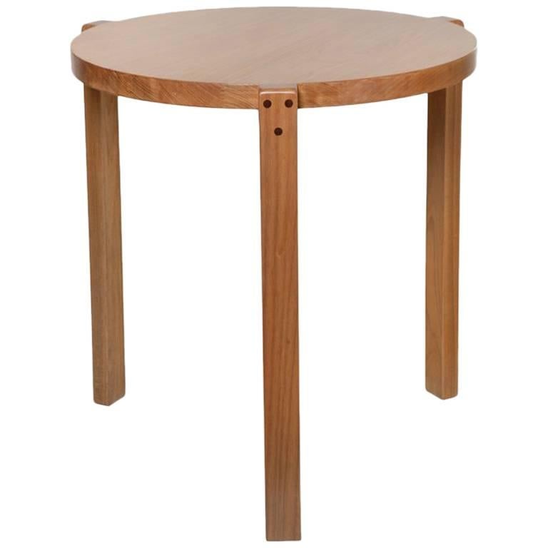 "Girafa" Modern Low Side Table Handmade Brazilian Design For Sale