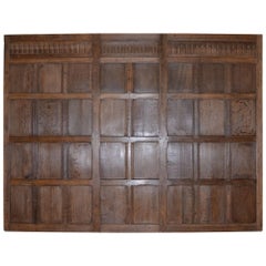 Antique Single 18th Century Oak Panel
